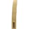 Ekena Millwork 3-inch W x 16-inch D x 22-inch H Ozark Rough Cedar Woodgrain TimberThane Knee Brace, Primed BRCUR03X16X22OZKRCPR - alternate 4